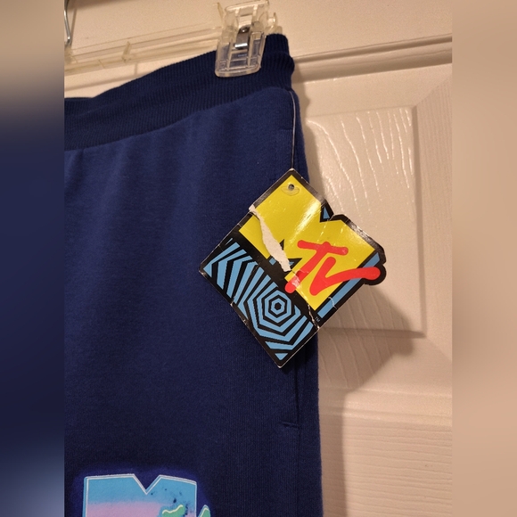 NWT - MTV Navy Joggers - Picture 3 of 11